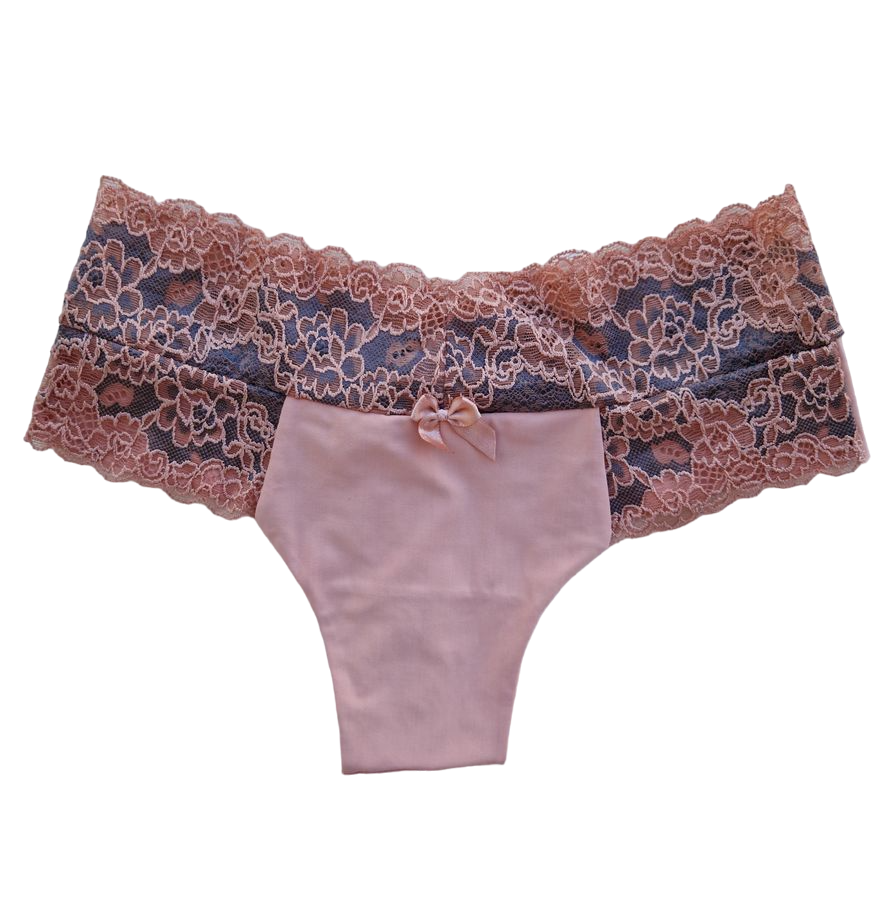 TANGA FIO COM CÓS DE RENDA - ROMANCE COM DETALHES