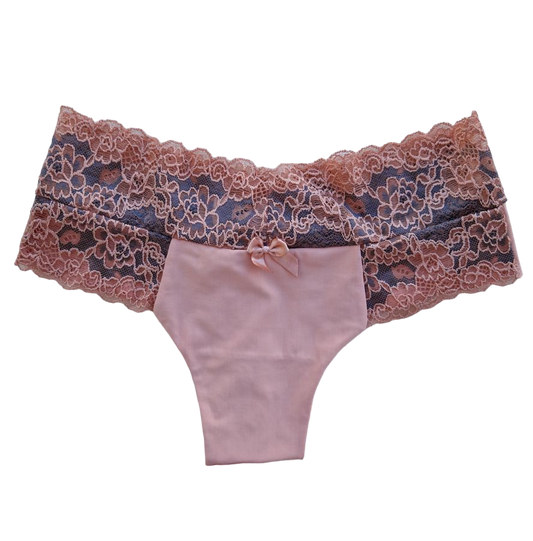 TANGA FIO COM CÓS DE RENDA - ROMANCE COM DETALHES