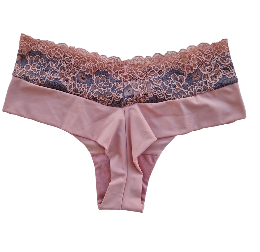 TANGA FIO COM CÓS DE RENDA - ROMANCE COM DETALHES