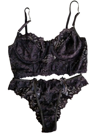 CONJUNTO CROPPED PATY - PRETO