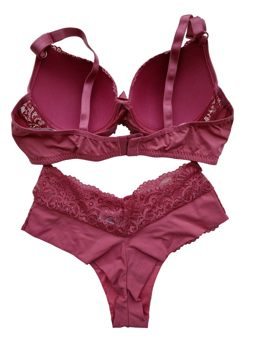 CONJUNTO SIMPLES - ROSA ANTIGO