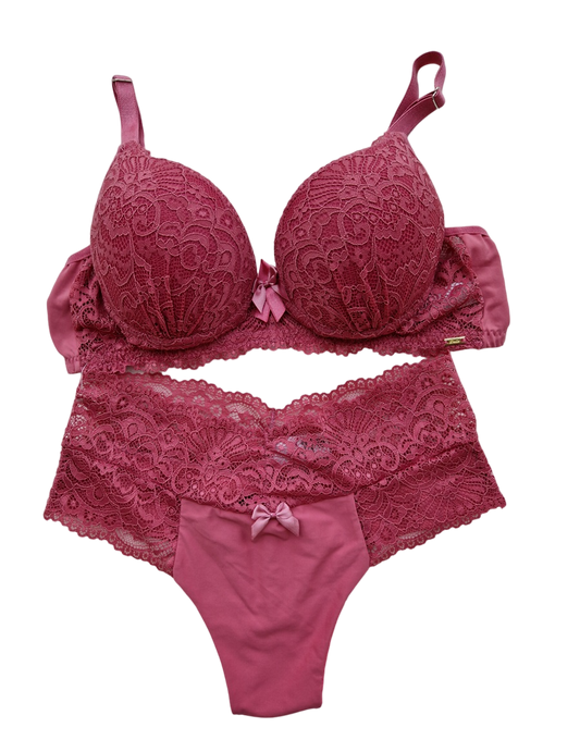 CONJUNTO SIMPLES - ROSA ANTIGO