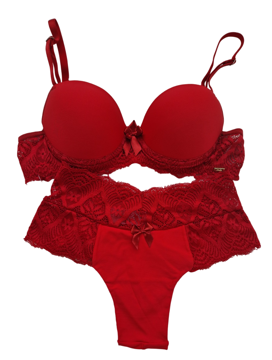 CONJUNTO SIMPLES - VERMELHO