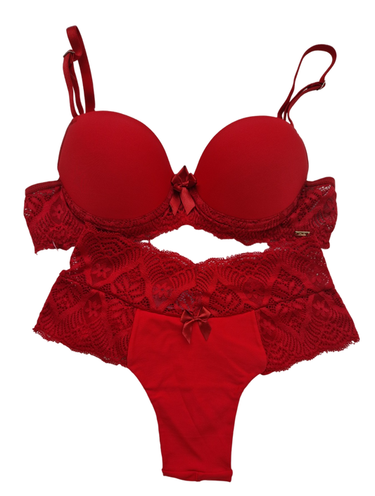 CONJUNTO SIMPLES - VERMELHO