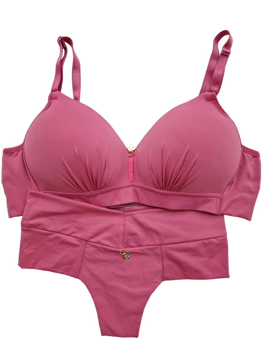 CONJUNTO CONFORT - ROSA ANTIGO