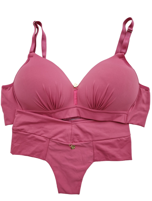 CONJUNTO CONFORT - ROSA ANTIGO