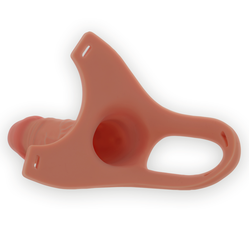 INTENSE - ARNÊS OCO COM DILDO DE SILICONE 16 X 3,5 CM