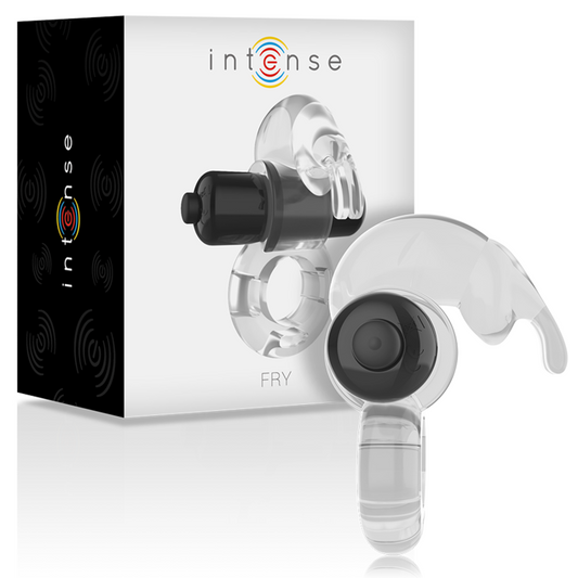 INTENSE - ANEL PENIANO VIBRADOR TRANSPARENTE FRY