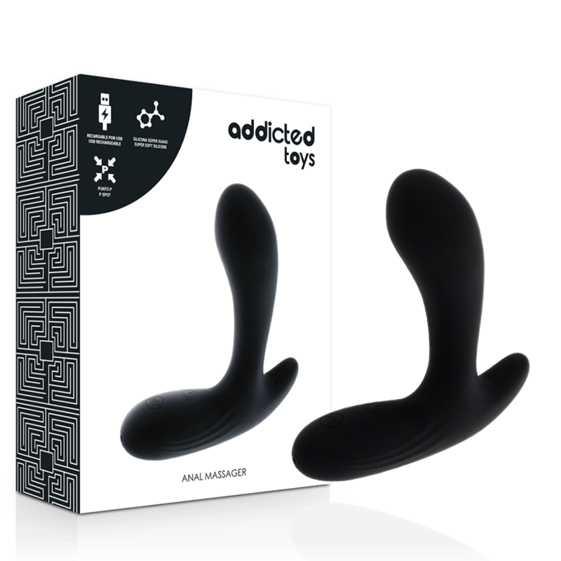 ADDICTED TOYS - MASSAGEADOR ANAL COM VIBRAÇÃO