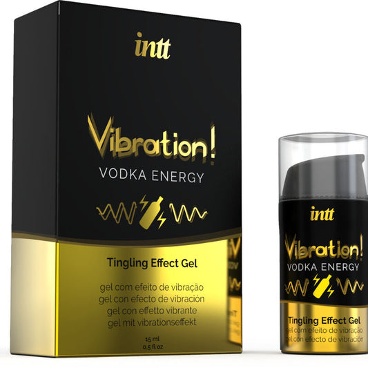 INTT - PODEROSO ESTIMULANTE ÍNTIMO GEL VIBRATÓRIO LÍQUIDO SABOR VODKA 15ML