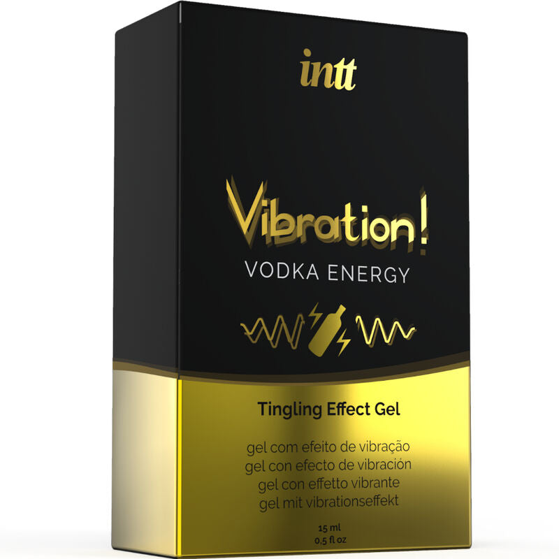 INTT - PODEROSO ESTIMULANTE ÍNTIMO GEL VIBRATÓRIO LÍQUIDO SABOR VODKA 15ML