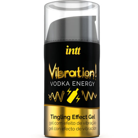 INTT - PODEROSO ESTIMULANTE ÍNTIMO GEL VIBRATÓRIO LÍQUIDO SABOR VODKA 15ML