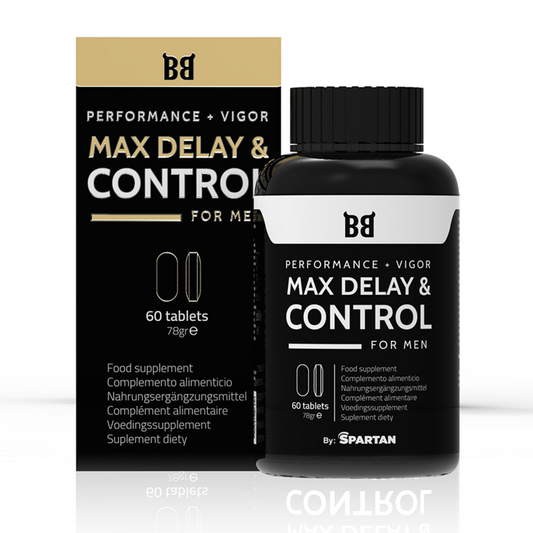 BLACK BULL - MAX DELAY & CONTROL MAXIMO DESEMPENHO PARA HOMENS 60 CÁPSULAS