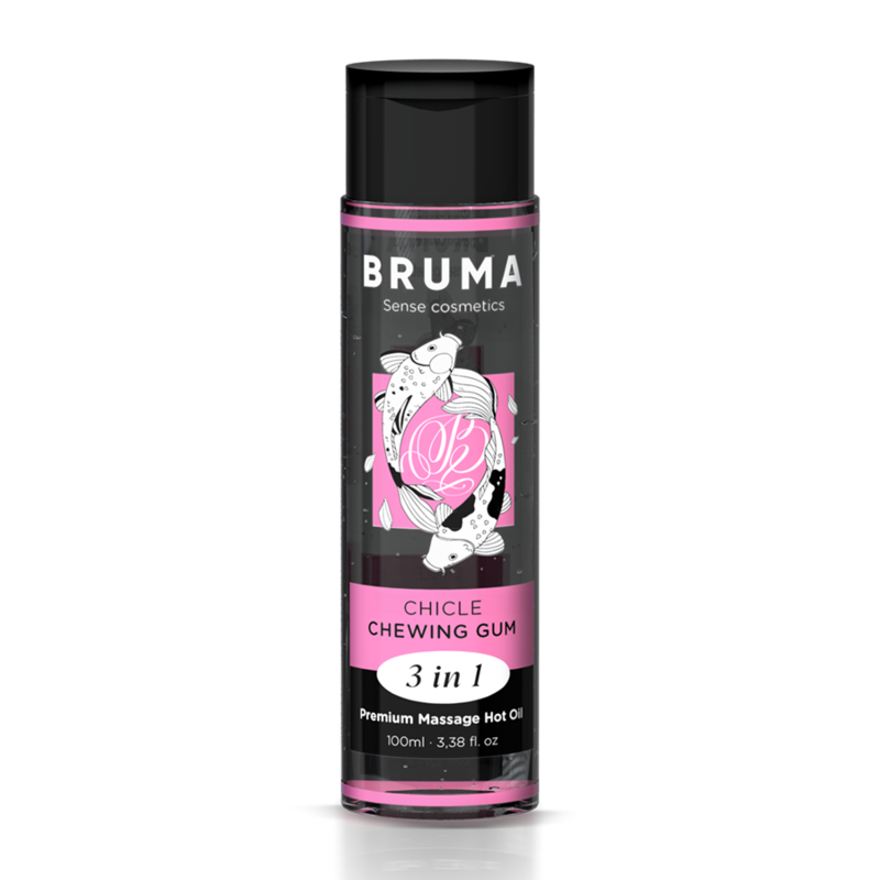 BRUMA - ÓLEO DE MASSAGEM PREMIUM EFEITO CALOR SABOR GOMA  100 ML