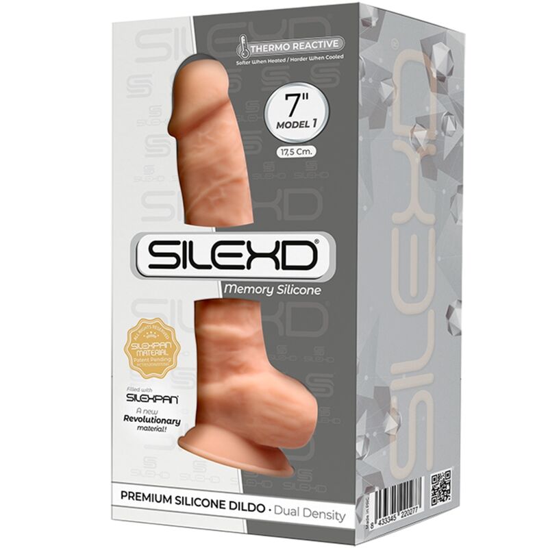 SILEXD - MODELO 1 DILDO REALÍSTICO PREMIUM SILEXPAN SILICONE 17,5 CM