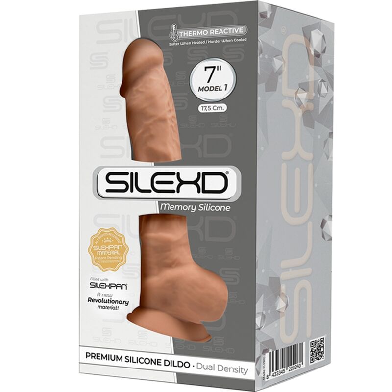 SILEXD - MODELO 1 DILDO REALÍSTICO PREMIUM SILEXPAN SILICONE 17,5 CM