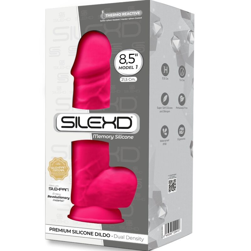 SILEXD - MODELO 1 DILDO REALÍSTICO PREMIUM SILEXPAN SILICONE 21,5 CM