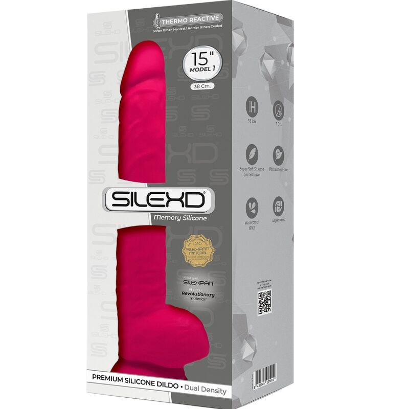 SILEXD - MODELO 1 DILDO REALÍSTICO PREMIUM SILEXPAN SILICONE 38 CM