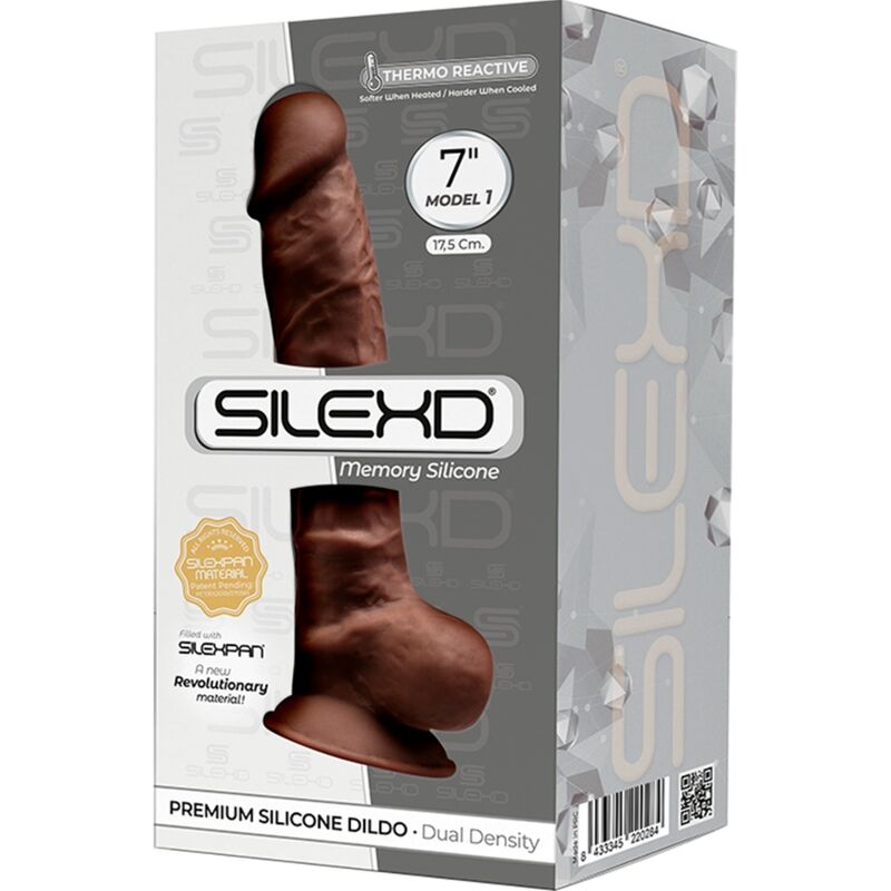 SILEXD - MODELO 1 DILDO REALÍSTICO PREMIUM SILEXPAN SILICONE 17,5 CM