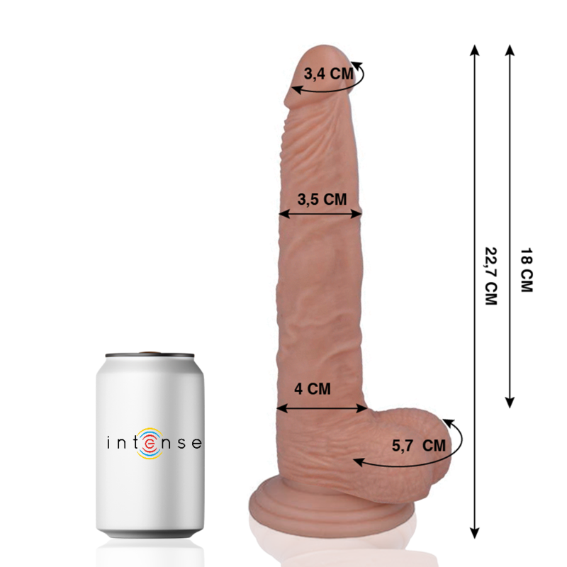 MR INTENSE - 29 REALISTIC PENIS 22,7 x 3,5 CM