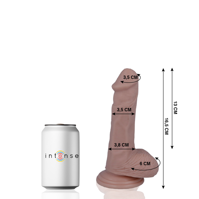 MR INTENSE - 5 REALISTIC PENIS 16,5 x 3,5 CM