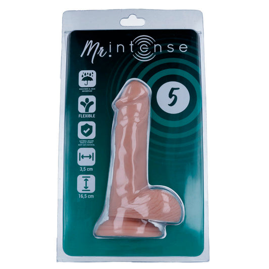 MR INTENSE - 5 REALISTIC PENIS 16,5 x 3,5 CM