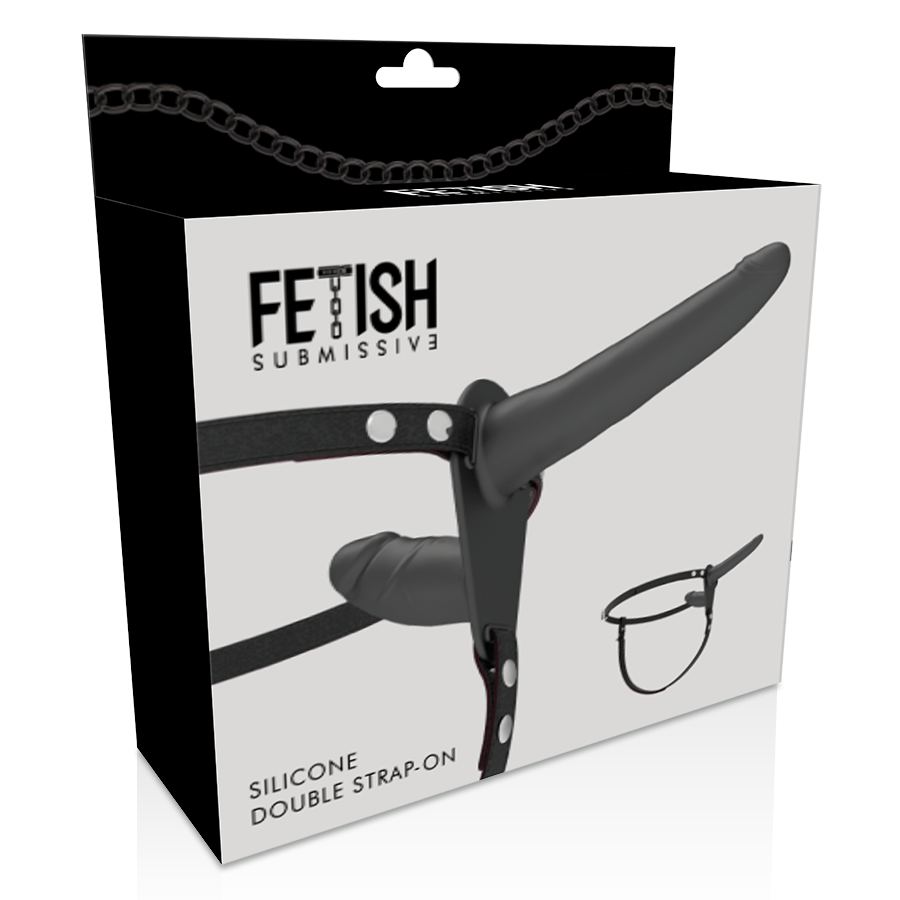 FETISH SUBMISSIVE HARNESS - STRAP ON DUPLA PENETRAÇÃO