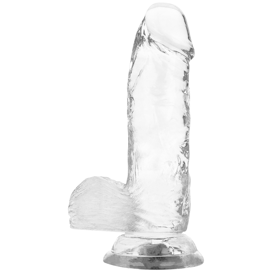 X RAY - DILDO TRANSPARENTE COM BOLAS 15.5 CM X 3.5 CM