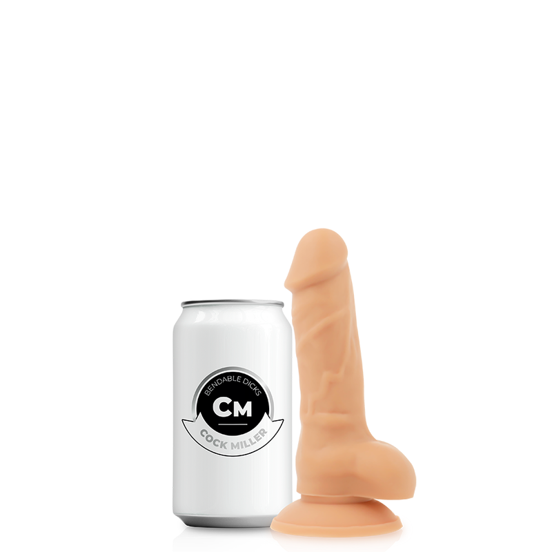 COCK MILLER - ARNÊS + DILDO DENSIDADE DE SILICONE COCKSIL ARTICULVEL 13 CM