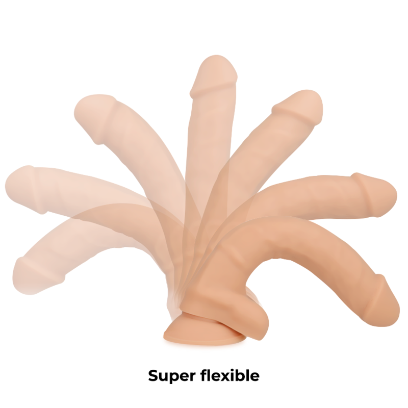 COCK MILLER - ARNÊS + DILDO DENSIDADE DE SILICONE COCKSIL ARTICULVEL 13 CM